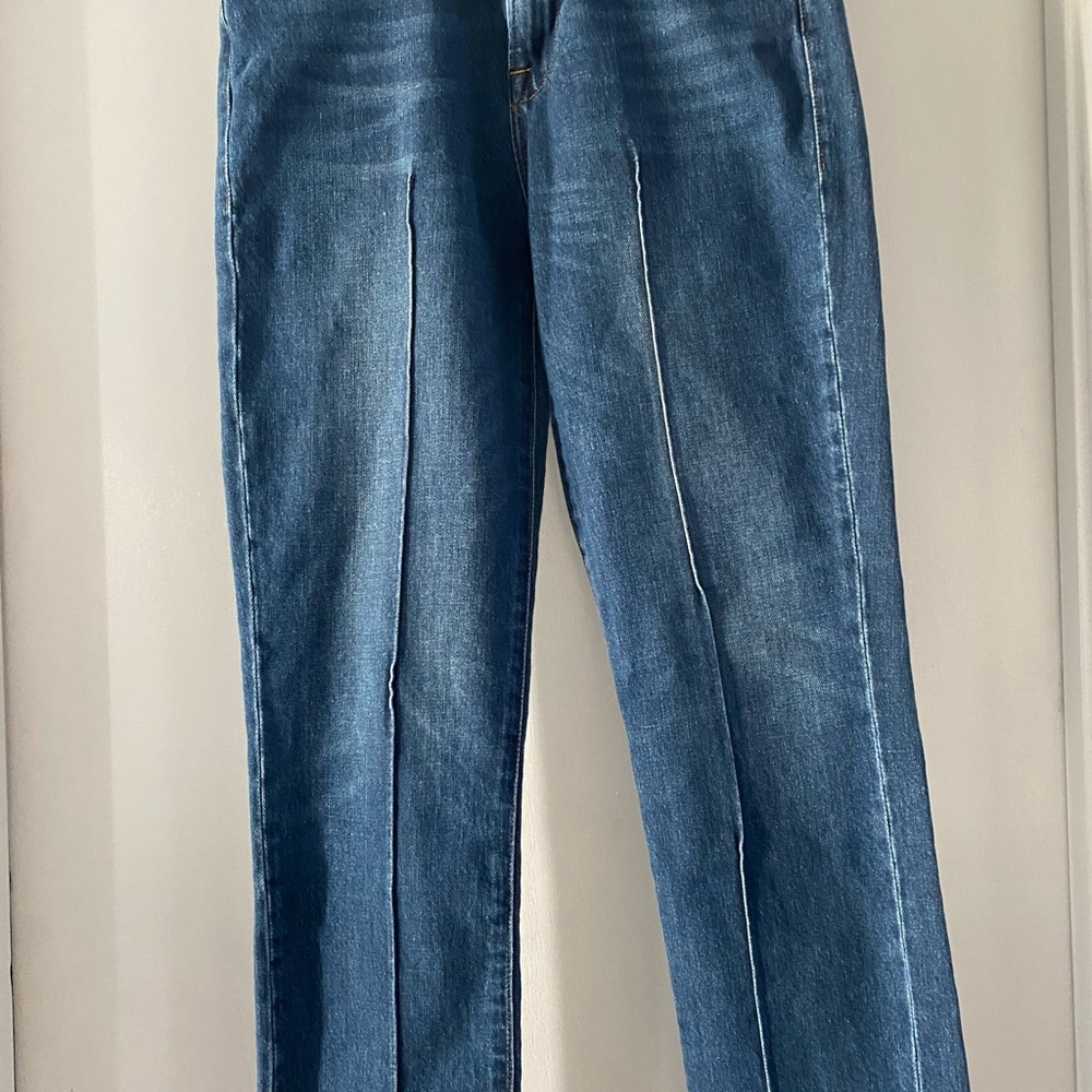 Frame Denim Women's Blue Jeans Le High straightener leg ankle